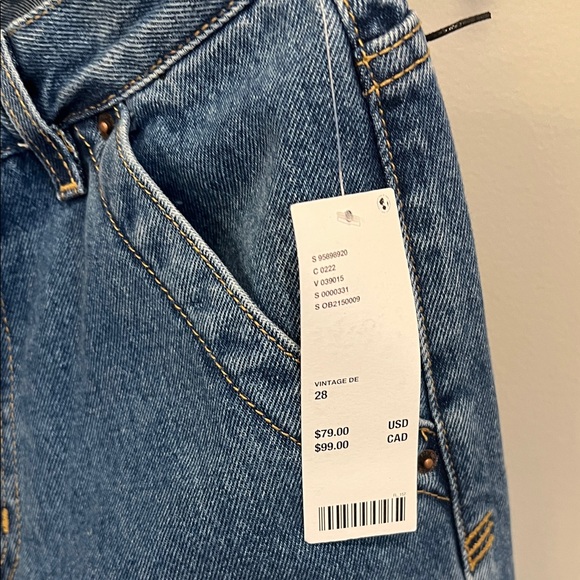 Urban Outfitters NWT BDG Nitro Western Double Knee Baggy Jean size 28 - Picture 3 of 6